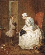 Jean Baptiste Simeon Chardin The gouvernante oil on canvas